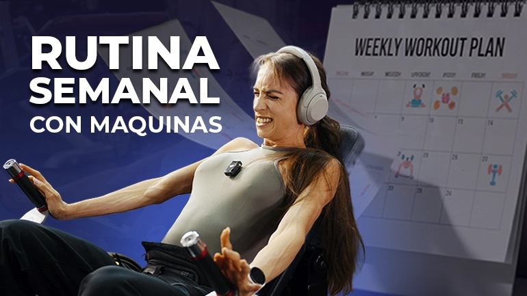 Rutina con máquinas en el gimnasio para mujeres: plan semanal