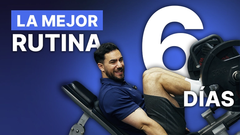 rutina 6 dias gym