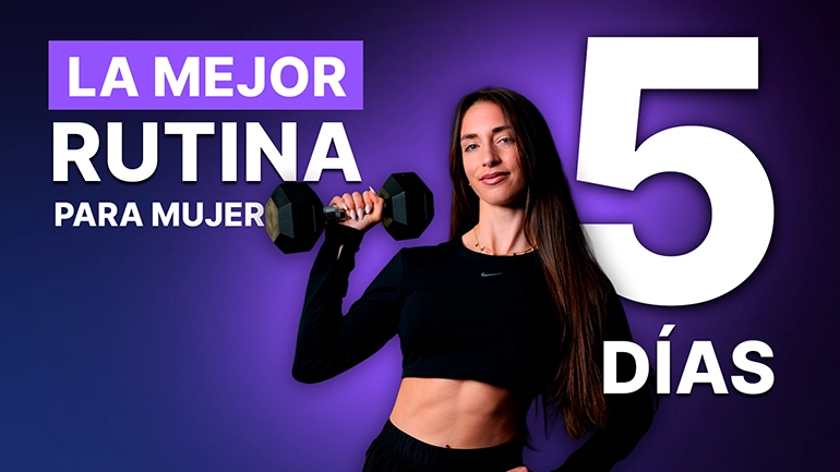 rutina gym 5 dias mujer