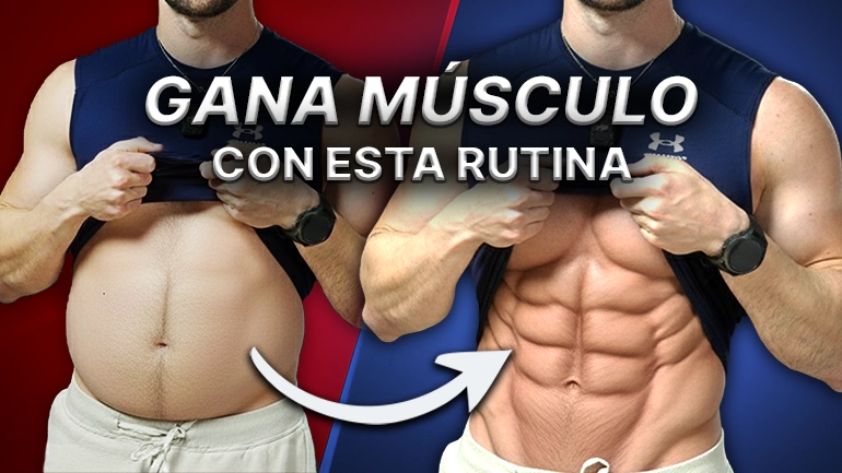 rutina para ganar masa muscular